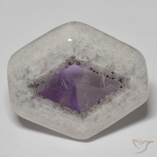 9,17 ctw natürlicher Mehrfarbig Amethyst-Geodenscheibe, Fantasie, Transparent