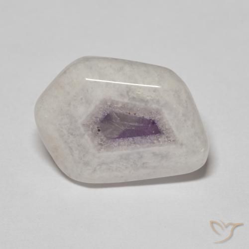 8.08ct Natürlicher Mehrfarbig Amethyst-Geodenscheibe, Fantasie, Transparent