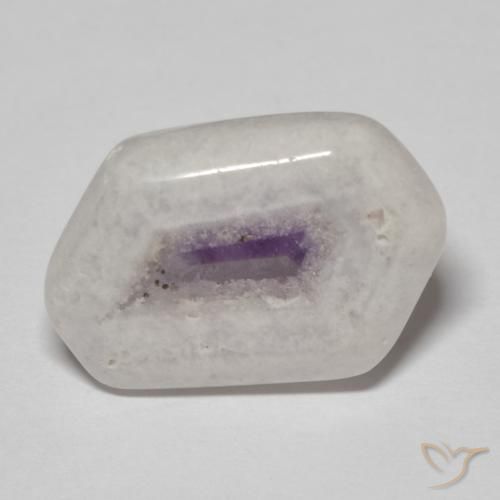 11.48ct Natürlicher Mehrfarbig Amethyst-Geodenscheibe, Fantasie, Transparent