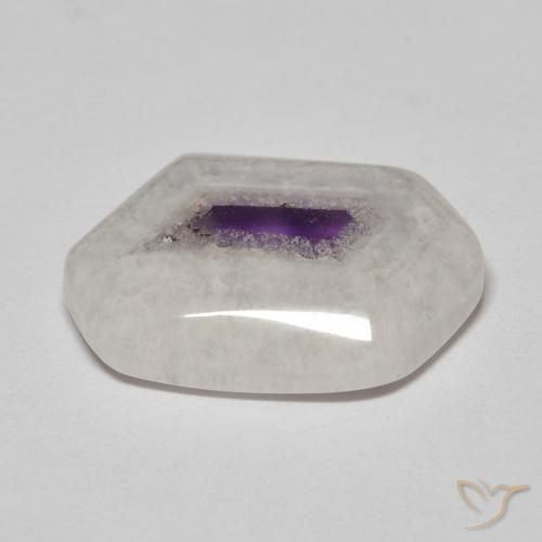 9,17 ctw natürlicher Mehrfarbig Amethyst-Geodenscheibe, Fantasie, Transparent