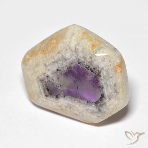 9,17 ctw natürlicher Mehrfarbig Amethyst-Geodenscheibe, Fantasie, Transparent