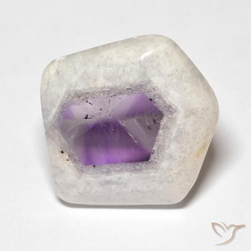 9,17 ctw natürlicher Mehrfarbig Amethyst-Geodenscheibe, Fantasie, Transparent