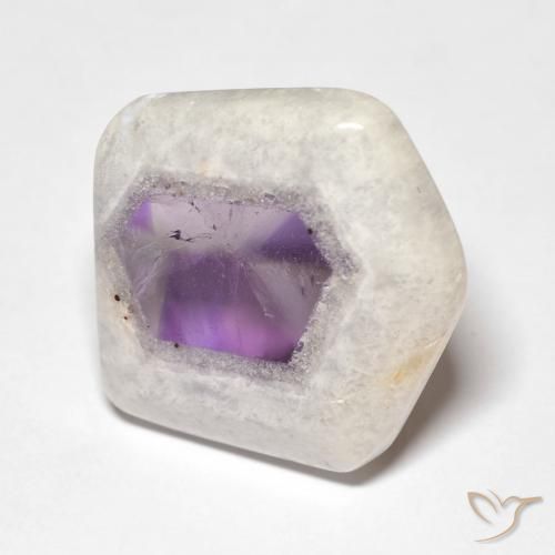 9,17 ctw natürlicher Mehrfarbig Amethyst-Geodenscheibe, Fantasie, Transparent