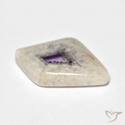 9,17 ctw natürlicher Mehrfarbig Amethyst-Geodenscheibe, Fantasie, Transparent