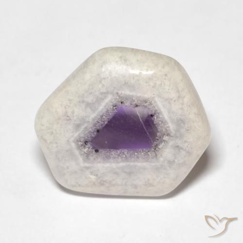 8.01ct Natürlicher Mehrfarbig Amethyst-Geodenscheibe, Fantasie, Transparent