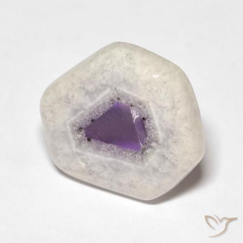 9,17 ctw natürlicher Mehrfarbig Amethyst-Geodenscheibe, Fantasie, Transparent