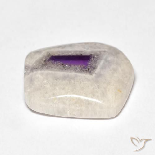 9,17 ctw natürlicher Mehrfarbig Amethyst-Geodenscheibe, Fantasie, Transparent