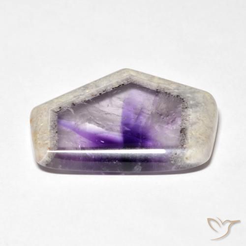 9,17 ctw natürlicher Mehrfarbig Amethyst-Geodenscheibe, Fantasie, Transparent