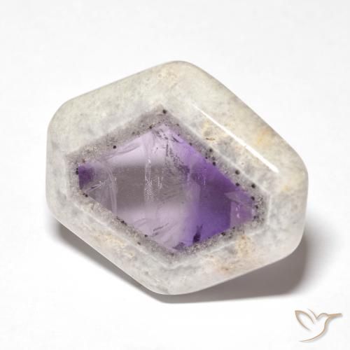 9,17 ctw natürlicher Mehrfarbig Amethyst-Geodenscheibe, Fantasie, Transparent
