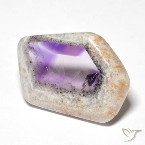 9,17 ctw natürlicher Mehrfarbig Amethyst-Geodenscheibe, Fantasie, Transparent