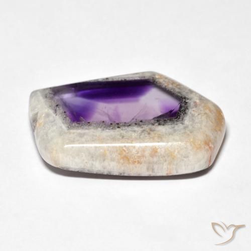 9,17 ctw natürlicher Mehrfarbig Amethyst-Geodenscheibe, Fantasie, Transparent