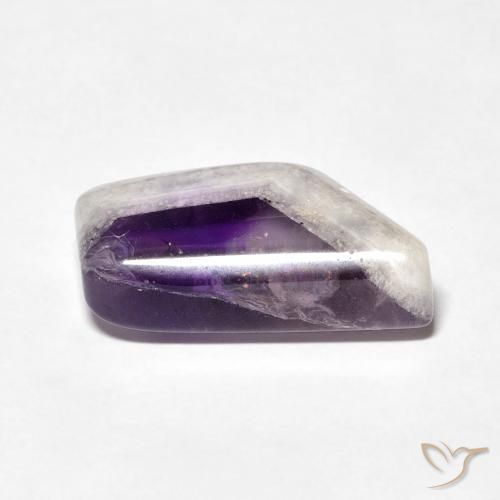 9,17 ctw natürlicher Mehrfarbig Amethyst-Geodenscheibe, Fantasie, Transparent
