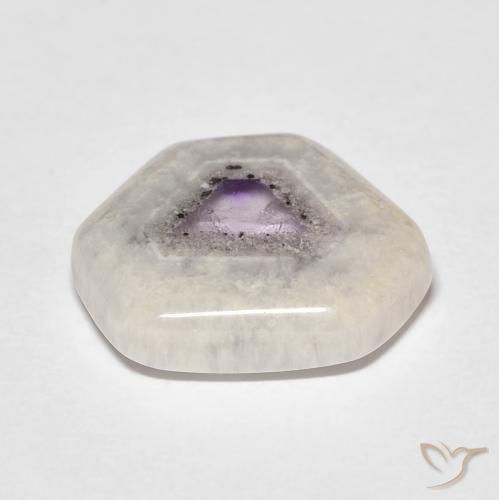 9,17 ctw natürlicher Mehrfarbig Amethyst-Geodenscheibe, Fantasie, Transparent