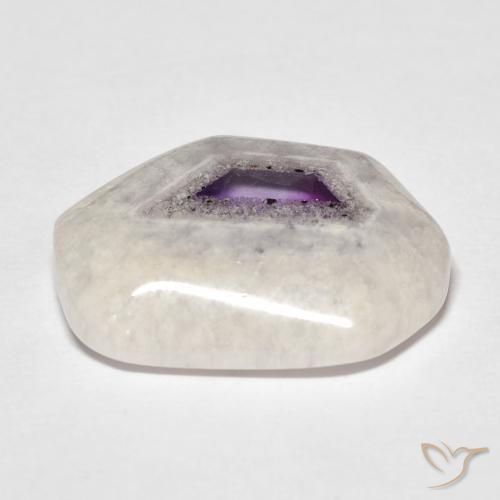 9,17 ctw natürlicher Mehrfarbig Amethyst-Geodenscheibe, Fantasie, Transparent