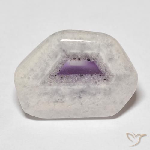 9,17 ctw natürlicher Mehrfarbig Amethyst-Geodenscheibe, Fantasie, Transparent
