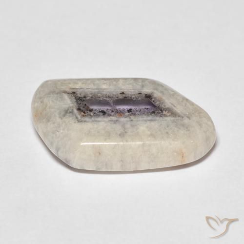 9,17 ctw natürlicher Mehrfarbig Amethyst-Geodenscheibe, Fantasie, Transparent