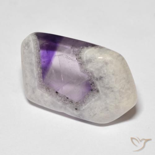 9,17 ctw natürlicher Mehrfarbig Amethyst-Geodenscheibe, Fantasie, Transparent