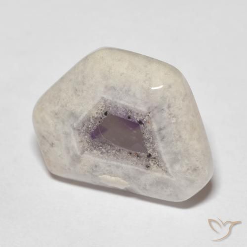 10.53ct Natürlicher Mehrfarbig Amethyst-Geodenscheibe, Fantasie, Transparent