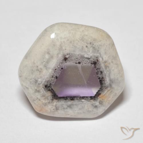 8.96ct Natürlicher Mehrfarbig Amethyst-Geodenscheibe, Fantasie, Transparent