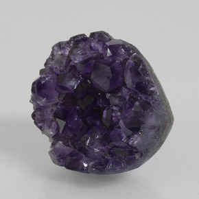 9,17 ctw natürlicher Violet Amethyst-Geode, Ausgefallene Form, Lichtundurchlässig