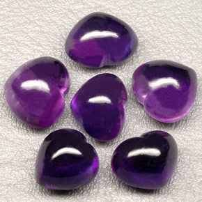  ct natürliche violetter Amethyst-Edelsteine, Transparent, Transparent / Lichtdurchlässig