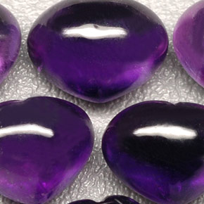  ct natürliche violetter Amethyst-Edelsteine, Transparent, Transparent / Lichtdurchlässig