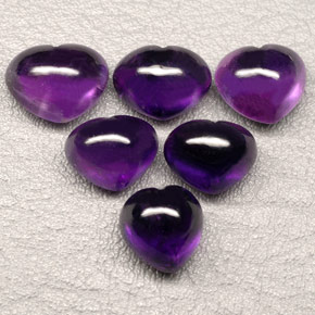  ct natürliche violetter Amethyst-Edelsteine, Transparent, Transparent / Lichtdurchlässig