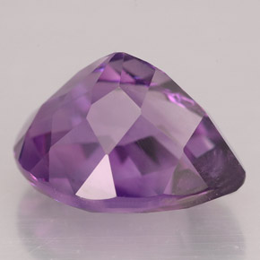7,47 ctw natürlicher violetter Amethyst, Birnenform, VS-SI