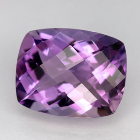 6,13 ctw natürlicher violetter Amethyst, Kissenschliff, VVS