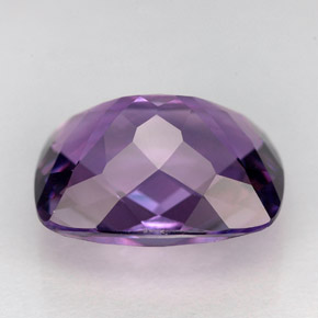6,13 ctw natürlicher violetter Amethyst, Kissenschliff, VVS