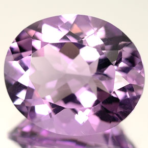6,50 ctw natürlicher violetter Amethyst, Oval Schliff, VVS