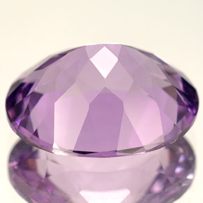 6,50 ctw natürlicher violetter Amethyst, Oval Schliff, VVS