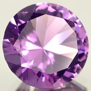 4,79 ctw natürlicher violetter Amethyst, Rundschliff, VVS-VS