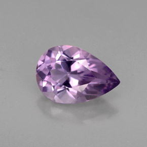 1,24 ctw natürlicher violetter Amethyst, Birnenform, VS