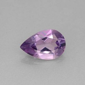 1,04 ctw natürlicher violetter Amethyst, Birnenform, VS