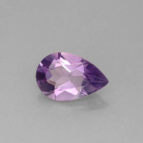1,04 ctw natürlicher violetter Amethyst, Birnenform, VS
