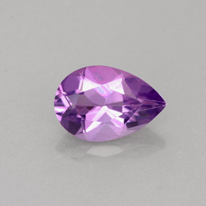1,14 ctw natürlicher violetter Amethyst, Birnenform, VS