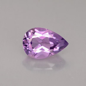 1,32 ctw natürlicher violetter Amethyst, Birnenform, VS
