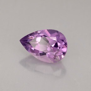 1,32 ctw natürlicher violetter Amethyst, Birnenform, VS