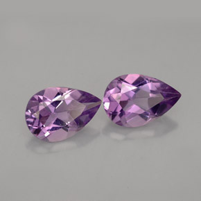  ct natürliche violetter Amethyst-Edelsteine, Birnenform, VVS-VS