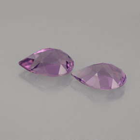  ct natürliche violetter Amethyst-Edelsteine, Birnenform, VVS-VS