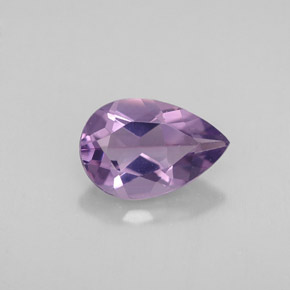 1,08 ctw natürlicher violetter Amethyst, Birnenform, VS