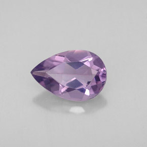 1,08 ctw natürlicher violetter Amethyst, Birnenform, VS