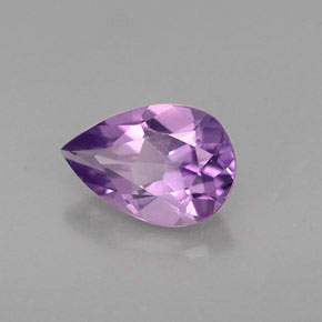 1,05 ctw natürlicher violetter Amethyst, Birnenform, VS