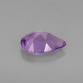 1,05 ctw natürlicher violetter Amethyst, Birnenform, VS