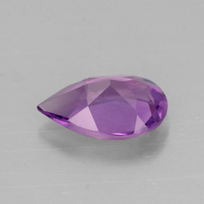 1,05 ctw natürlicher violetter Amethyst, Birnenform, VVS-VS