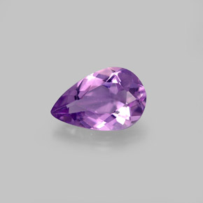 1,17 ctw natürlicher violetter Amethyst, Birnenform, VVS-VS
