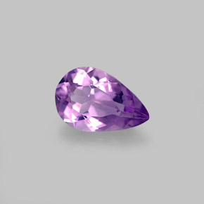 1,17 ctw natürlicher violetter Amethyst, Birnenform, VVS-VS