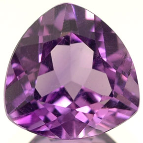 1,58 ctw natürlicher violetter Amethyst, Trillion, VVS-VS