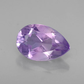 1,19 ctw natürlicher violetter Amethyst, Birnenform, VS